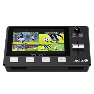 L2 PLUS Multi{1}}Kameras HDMI video pārslēdzējs ar 5.5 skārienjūtīgu ekrānu